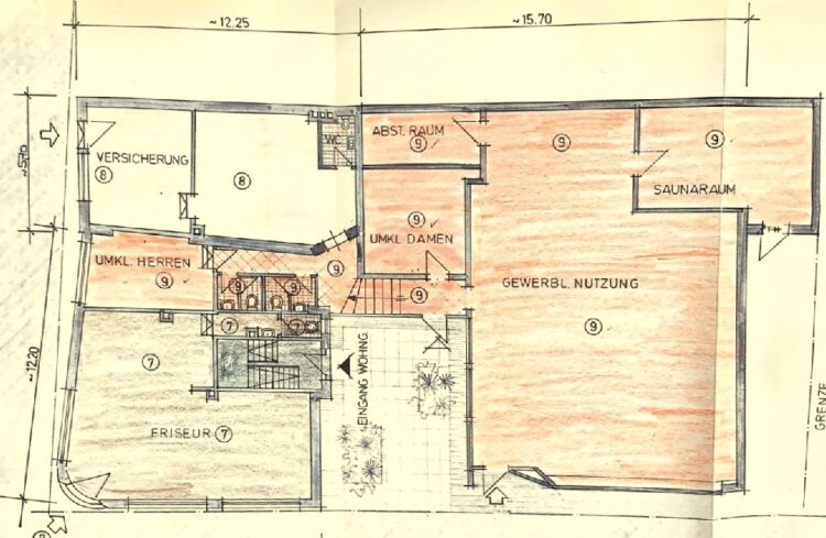 Grundriss Einheit 9