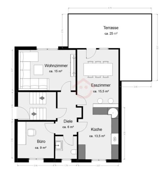 Grundriss Erdgeschoss