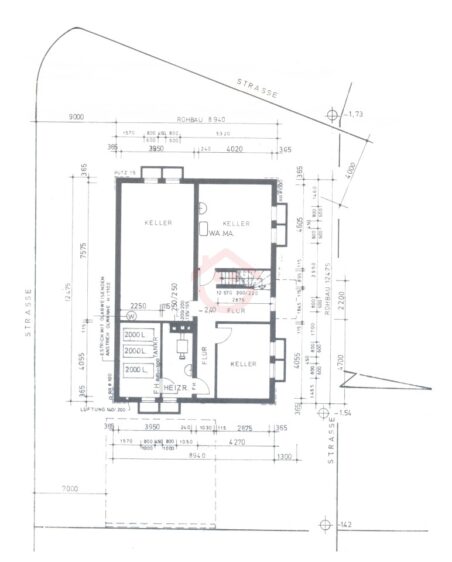 Grundriss Kellergeschoss