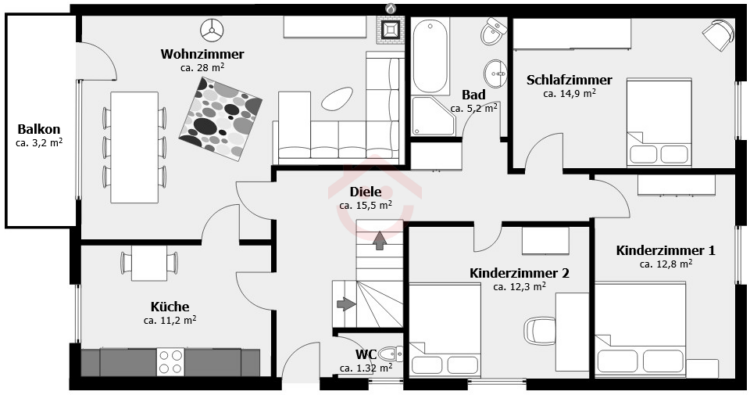 Grundriss Erdgeschoss