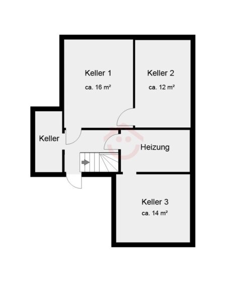 Grundriss Kellergeschoss Wohnhaus