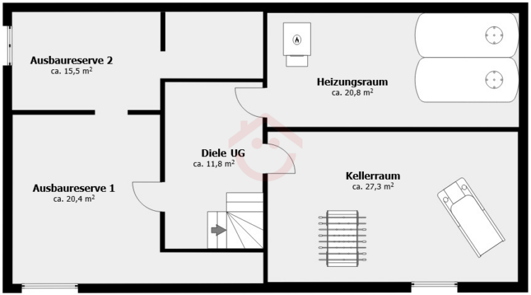 Grundriss Kellergeschoss