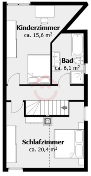 Grundriss - Obergeschoss