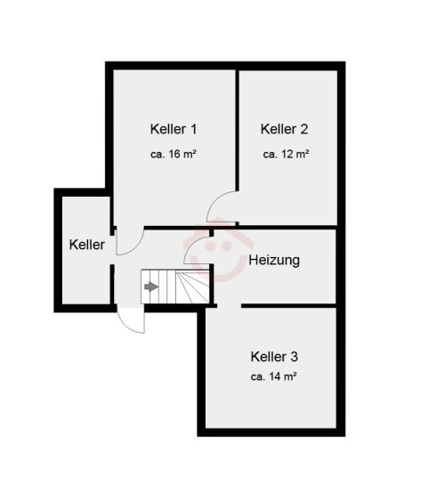 Grundriss Kellergeschoss Wohnhaus