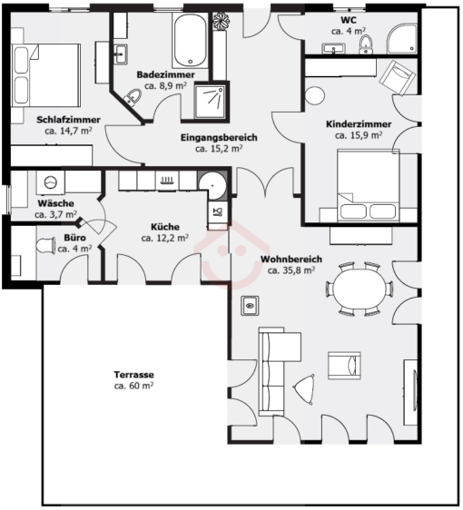 Grundriss Erdgeschoss