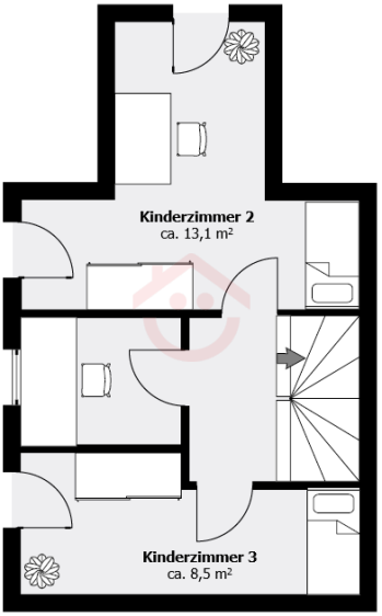 Grundriss - Dachgeschoss