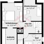 Grundriss Obergeschoss