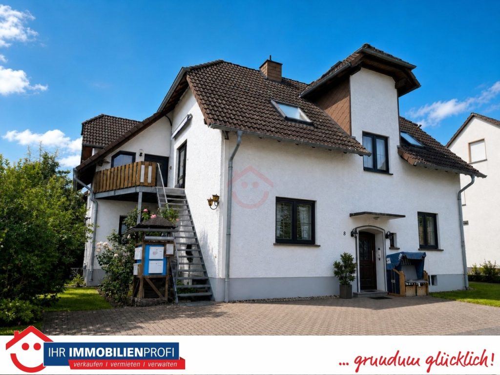 Familienfreundliche 3-Ebenen-Galeriewohnung mit Einbauküche und Dachstudio in ruhiger Lage von Heuch