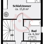 Grundriss Obergeschoss