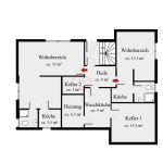 Grundriss Erdgeschoss-Souterrain