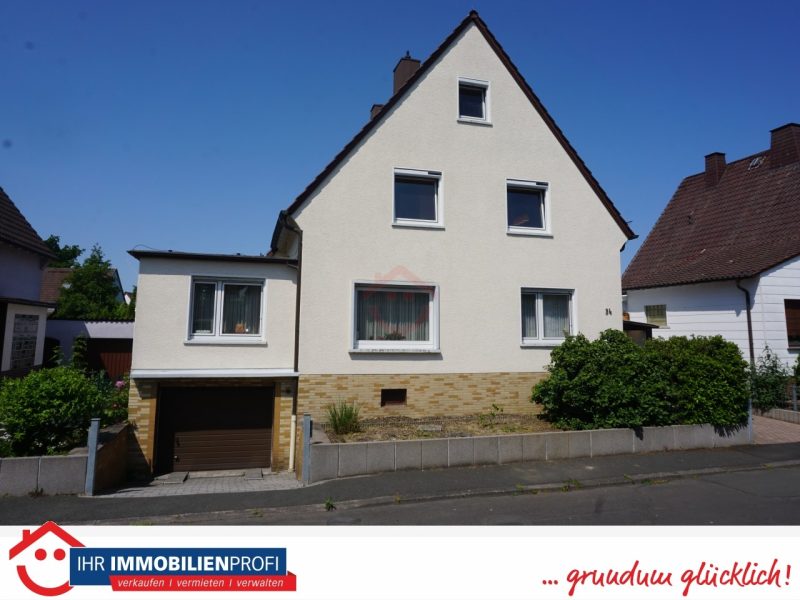 Zweifamilienhaus in ruhiger Wohnlage von Gießen mit großem Garten – teilvermietet